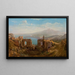 Mont Etna depuis Taormina - William Everett — gerahmtes Bild an der Wand