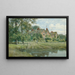 Alte Häuser in der Nähe von Cambridge - William Fraser Garden — gerahmtes Bild an der Wand
