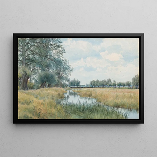 William Fraser Garden - River Landscape near St Ives Huntingdonshire.webp