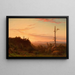 Sonnenuntergang - William Frederick De Haas — gerahmtes Bild an der Wand