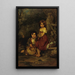 Die jungen Picknicker - William Frederick Witherington — gerahmtes Bild an der Wand