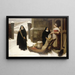 Für die Armen - William Frederick Yeames — gerahmtes Bild an der Wand