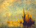 Sonnenuntergang über San Giorgio, Venedig - William Gedney Bunce — Ansicht des Kunstwerks