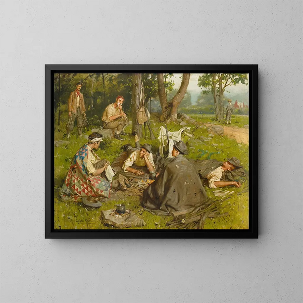 Richtung Ende - William Gilbert Gaul — gerahmtes Bild an der Wand