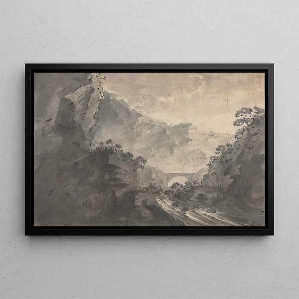 Ein malerisches Landschaftsbild - William Gilpin — gerahmtes Bild an der Wand