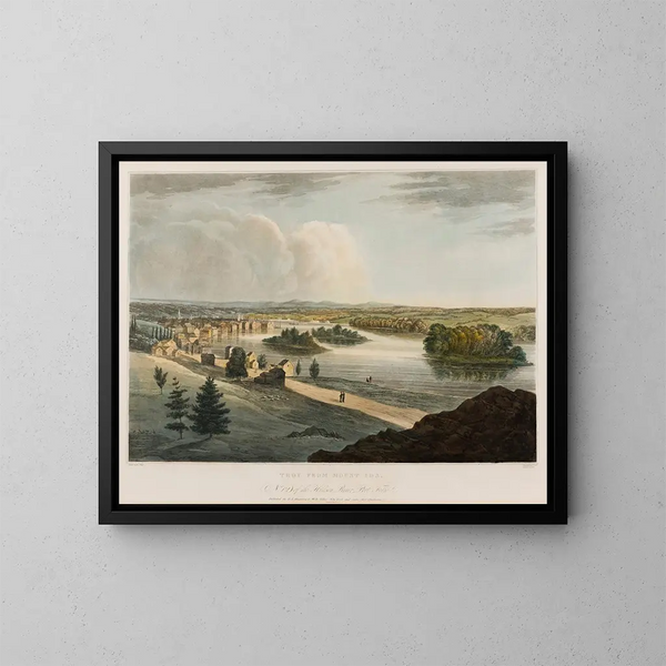 Troie depuis le mont Ida - William Guy Wall — gerahmtes Bild an der Wand