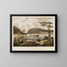 Ansicht von Fishkill nach West Point - William Guy Wall — gerahmtes Bild an der Wand