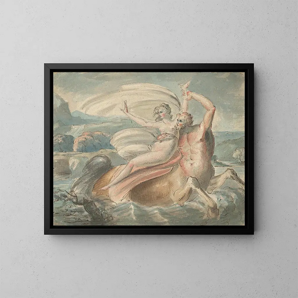 L'Enlèvement de Déjanire - William Hamilton — gerahmtes Bild an der Wand