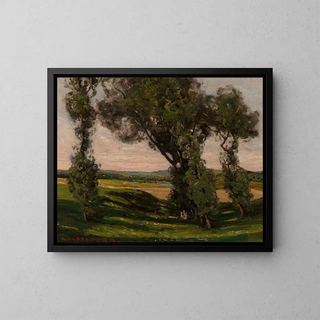 Idylle d'été - William Harper — gerahmtes Bild an der Wand