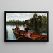 Un après-midi oisif - William Henry Bartlett — gerahmtes Bild an der Wand