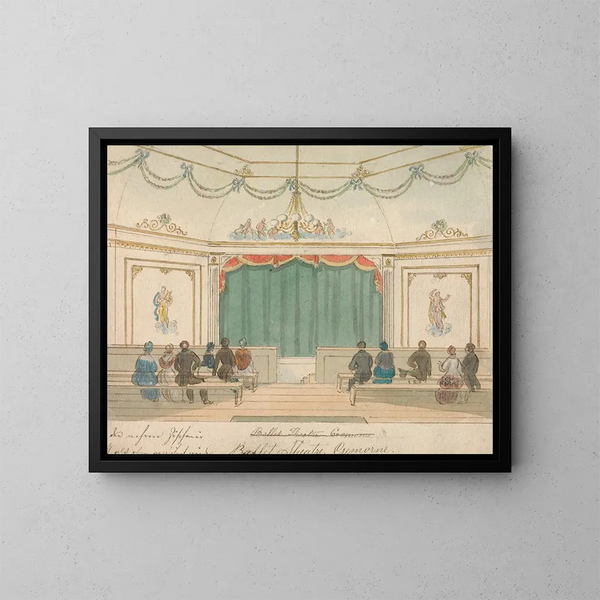 Balletttheater Cremorne - William Henry Brooke — gerahmtes Bild an der Wand