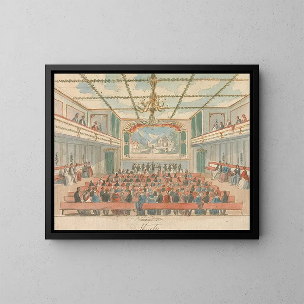 Theater - William Henry Brooke — gerahmtes Bild an der Wand