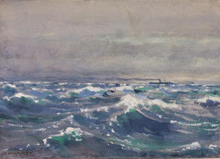William Henry Holmes - On The Steamer Bremen Off Nova Scotia 1880.webp