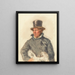 Ein Spucker - William Henry Hunt — gerahmtes Bild an der Wand