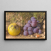 Apfel, Trauben und Haselnuss - William Henry Hunt — gerahmtes Bild an der Wand