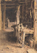 Innenansicht einer Scheune - William Henry Hunt — Ansicht des Kunstwerks