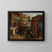 Die zerbrochene Fenster - William Henry Knight — gerahmtes Bild an der Wand