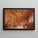 Salle du Sénat Palais des Doges Venise - William Henry Lake Price — gerahmtes Bild an der Wand