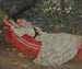 Le hamac rouge - William Henry Margetson — Ansicht des Kunstwerks