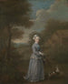 Miss Wood von William Hogarth, um 1730 — Werkansicht