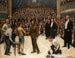 Eine walisische Sieg beim National Sporting Club - William Howard Robinson — Ansicht des Kunstwerks