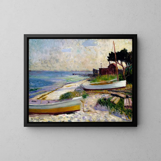 William James Glackens - Beach Scene.webp