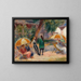 Strand mit Figuren in Bellport - William James Glackens — gerahmtes Bild an der Wand