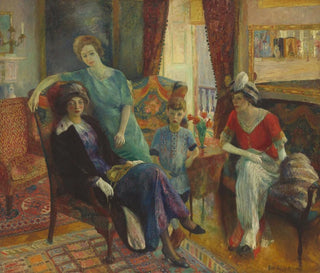 William James Glackens - Family Group.webp