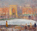 Das Straßenreinigungspersonal in Washington Square - William James Glackens — Ansicht des Kunstwerks