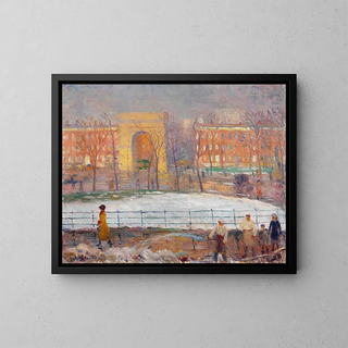 William James Glackens - Street Cleaners Washington Square.webp