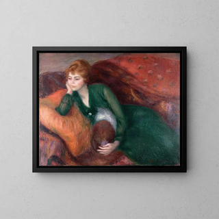 William James Glackens - Young Woman in Green.webp