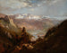 Schneefall im Tal der Ostäler - William Keith — Ansicht des Kunstwerks
