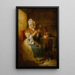 Enfilant l'aiguille - William Kidd — gerahmtes Bild an der Wand