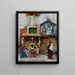 Ein Straßenhändler in Venedig - William Logsdail — gerahmtes Bild an der Wand
