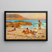 Jungen beim Baden - William Logsdail — gerahmtes Bild an der Wand
