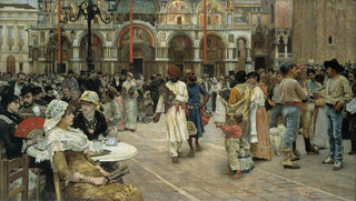 William Logsdail - The Piazza Of Saint Marks Venice.webp
