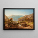 Morgendlicher Herbst am Potomac - William Louis Sonntag — gerahmtes Bild an der Wand
