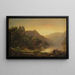 See des Berges in Neuengland bei Sonnenaufgang - William Louis Sonntag — gerahmtes Bild an der Wand