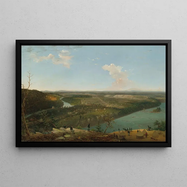 Maryland Heights, Sitz von Harpers Ferry - William Macleod — gerahmtes Bild an der Wand