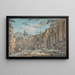Karrenwagen in der Posillipo-Höhle - William Marlow — gerahmtes Bild an der Wand