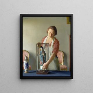William McGregor Paxton - The Figurine.webp