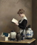 Die Haushaltshilfe - William McGregor Paxton — Ansicht des Kunstwerks