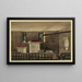 Innenansicht der Kirche Saint-Pierre - William McIlvaine — gerahmtes Bild an der Wand