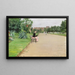 Ein Stadtpark - William Merritt Chase — gerahmtes Bild an der Wand