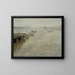 Un jour gris - William Merritt Chase — gerahmtes Bild an der Wand