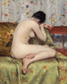 Eine moderne Madeleine - William Merritt Chase — Ansicht des Kunstwerks