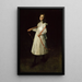 Alice - William Merritt Chase — gerahmtes Bild an der Wand