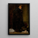 Kopie von Ménippe von Vélasquez - William Merritt Chase — gerahmtes Bild an der Wand