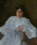 Mädchen in Weiß - William Merritt Chase — Ansicht des Kunstwerks