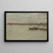 Tagesgrau über der Bucht - William Merritt Chase — gerahmtes Bild an der Wand